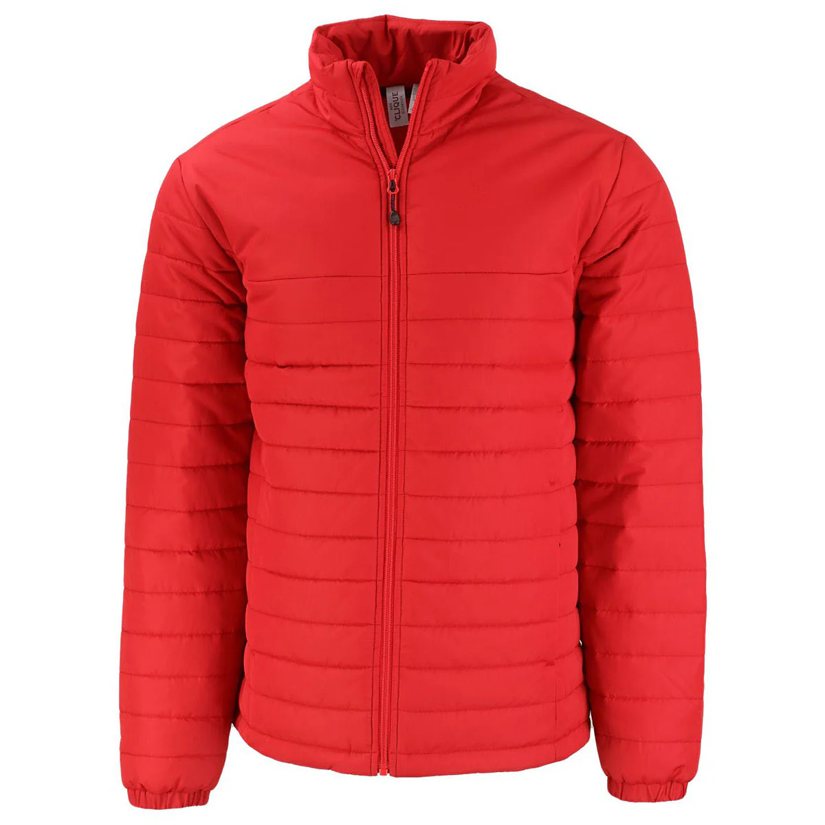 Clique Men's Red Elevation Eco Full Zip Puffer Jacket