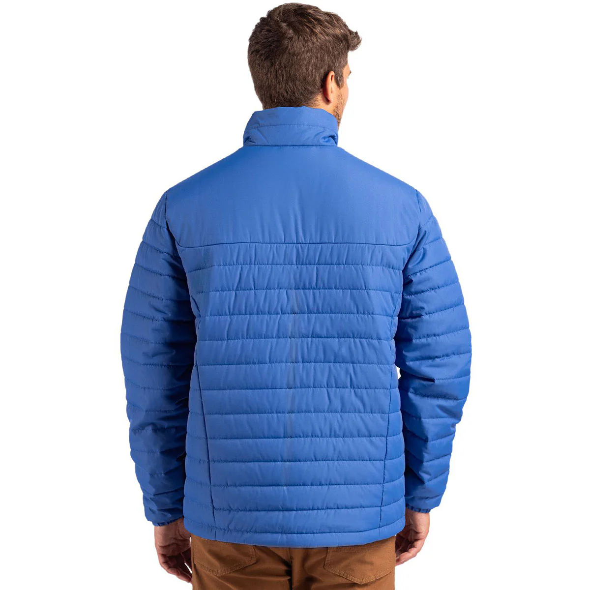 Clique Men's Royal Blue Elevation Eco Full Zip Puffer Jacket - Image 4