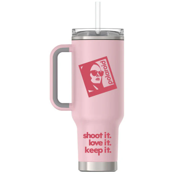 Thermos Sunset Pink 40oz Stainless Steel Cup Holder Mug - Image 2