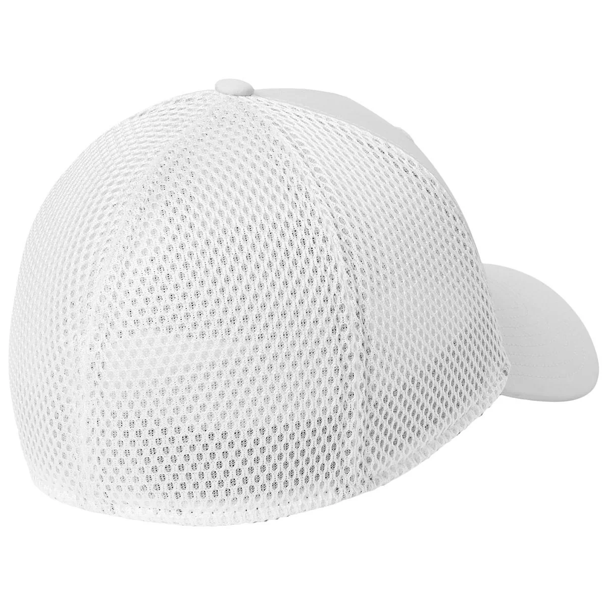 New Era White 39THIRTY Performance Stretch Mesh Cap - Image 3