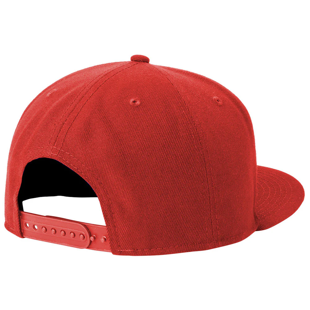New Era Scarlet Standard Fit Flat Bill Snapback Cap - Image 2
