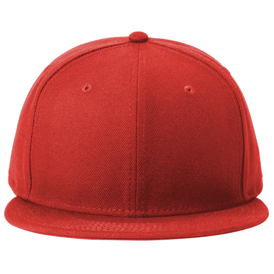 New Era Scarlet Standard Fit Flat Bill Snapback Cap - Image 3