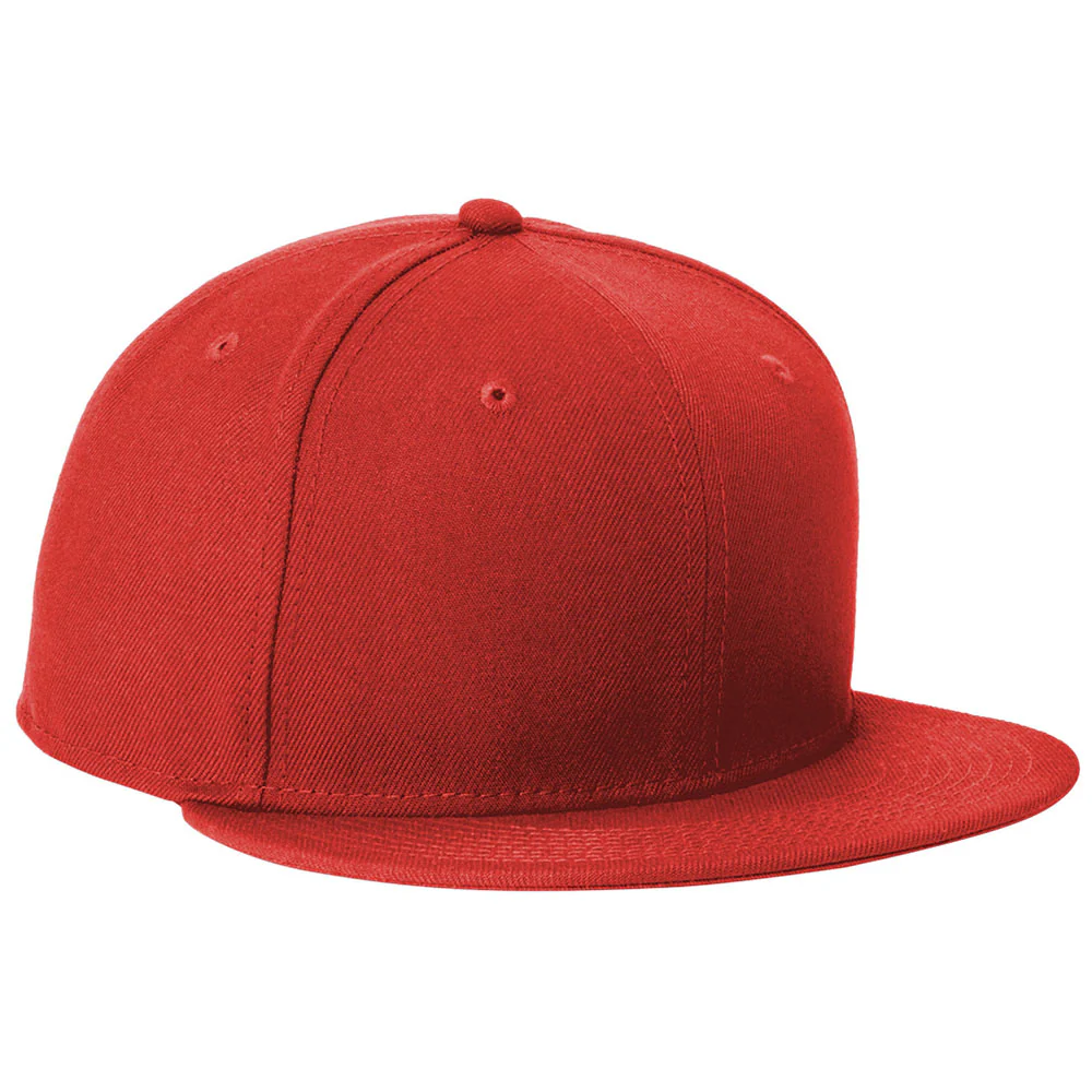 New Era Scarlet Standard Fit Flat Bill Snapback Cap - Image 4