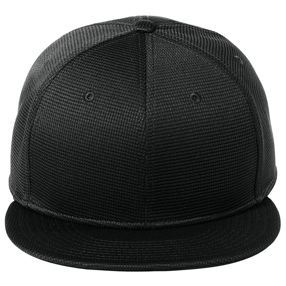 New Era Black Pivot Flat Bill Snapback Cap - Image 2