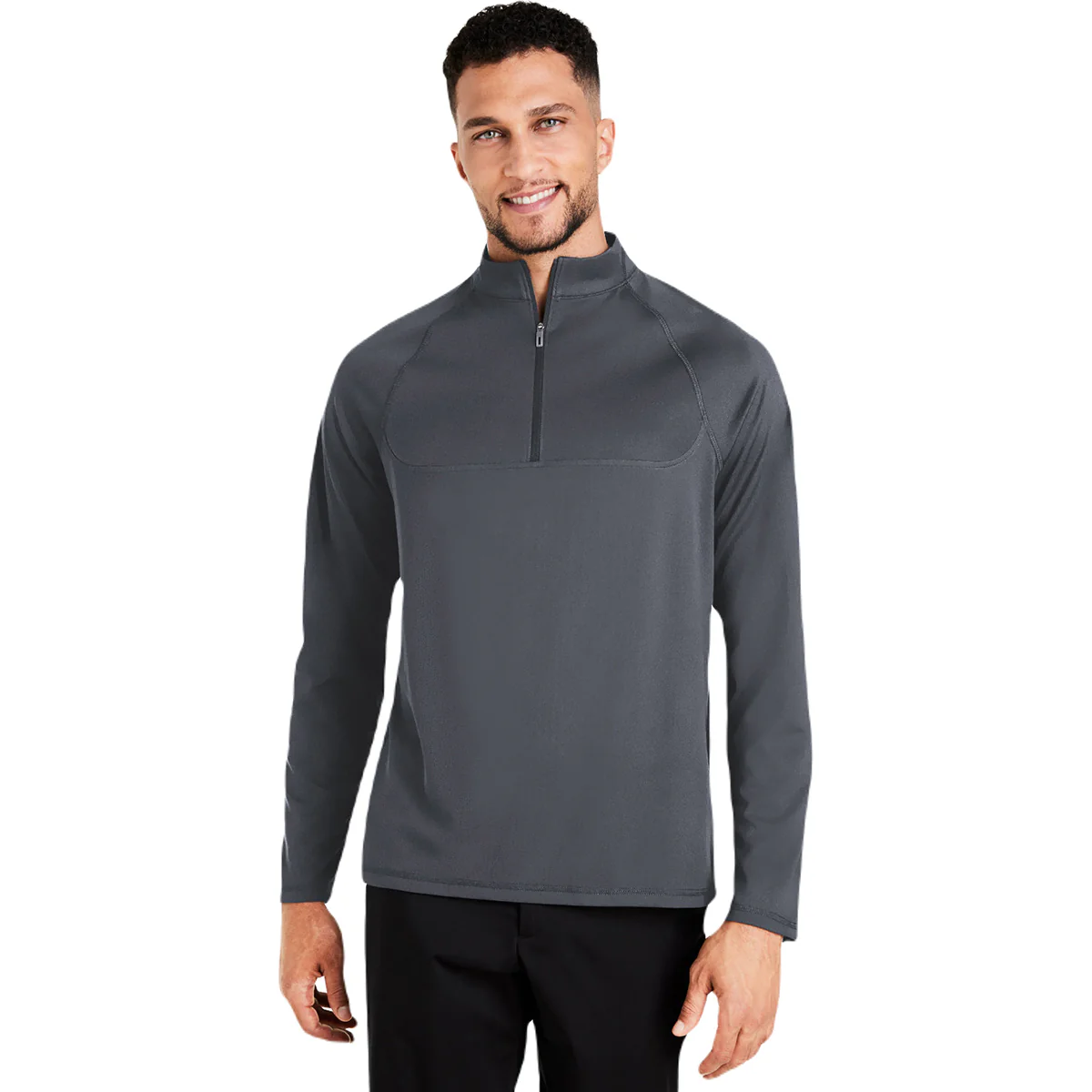 North End Men's Carbon Revive Coolcore Quarter Zip - Image 4