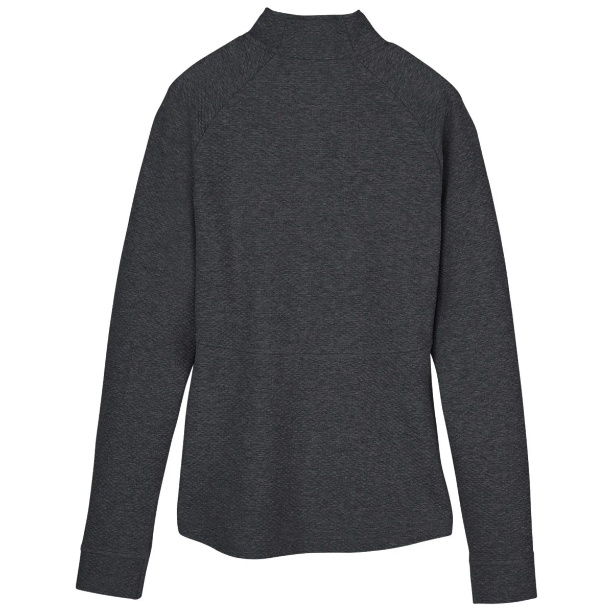 North End Women's Black Heather Spirit Textured Quarter Zip - Image 2