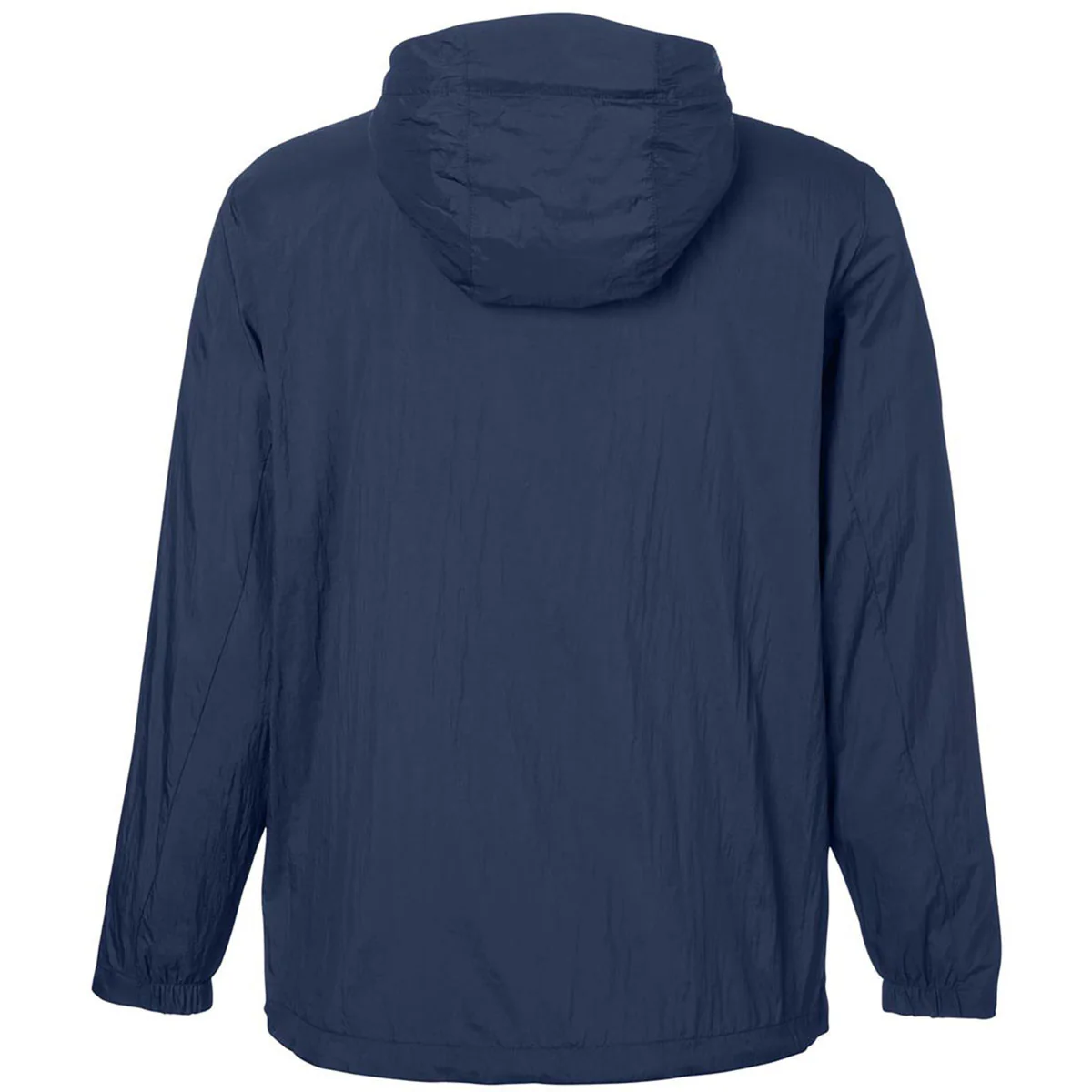 North End Men's Classic Navy/Carbon Aura Lightweight Packable Anorak - Image 4