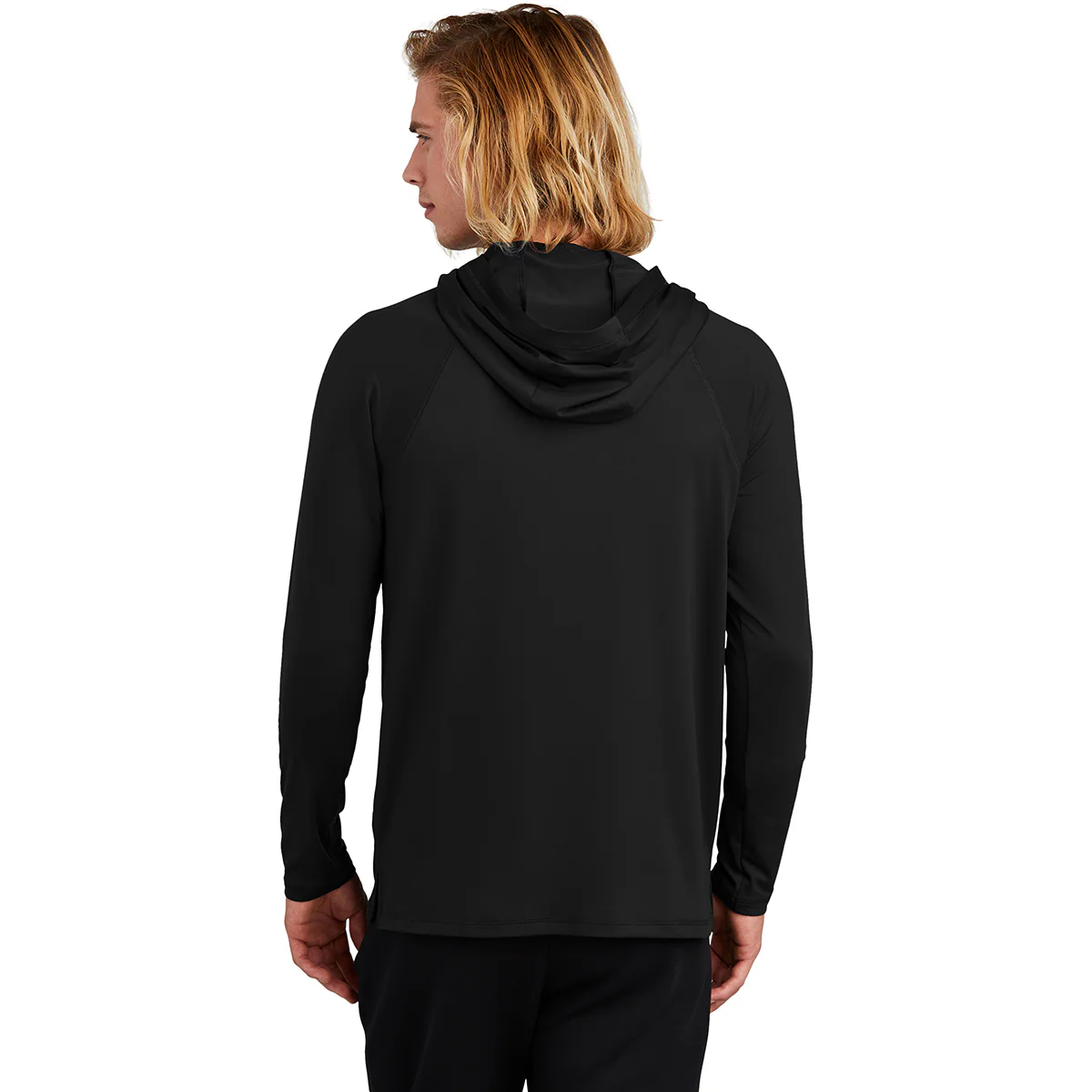 New Era Men's Black Power Long Sleeve Hoodie - Image 4