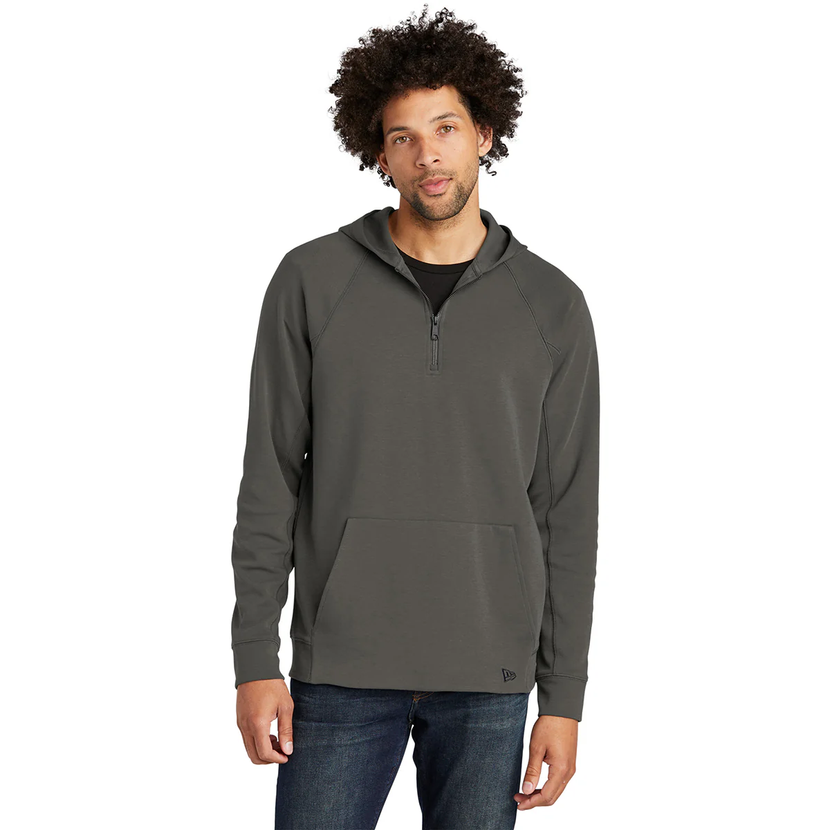 New Era Men's Graphite STS 1/4-Zip Hoodie - Image 3