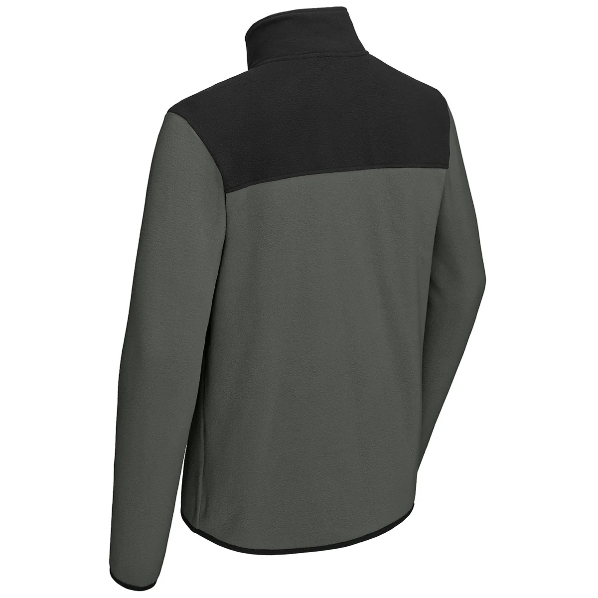 The North Face Men's Asphalt Grey/ TNF Black Glacier Full-Zip Fleece Jacket - Image 2