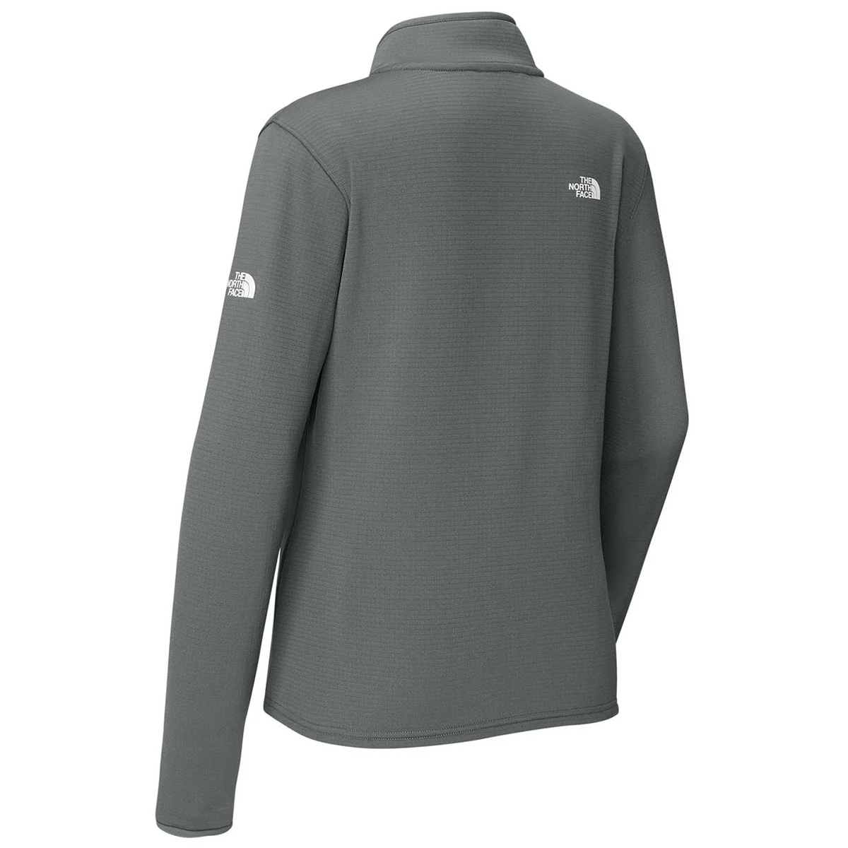 The North Face Women's Smoked Pearl Grey Aim Full-Zip Fleece Jacket - Image 2