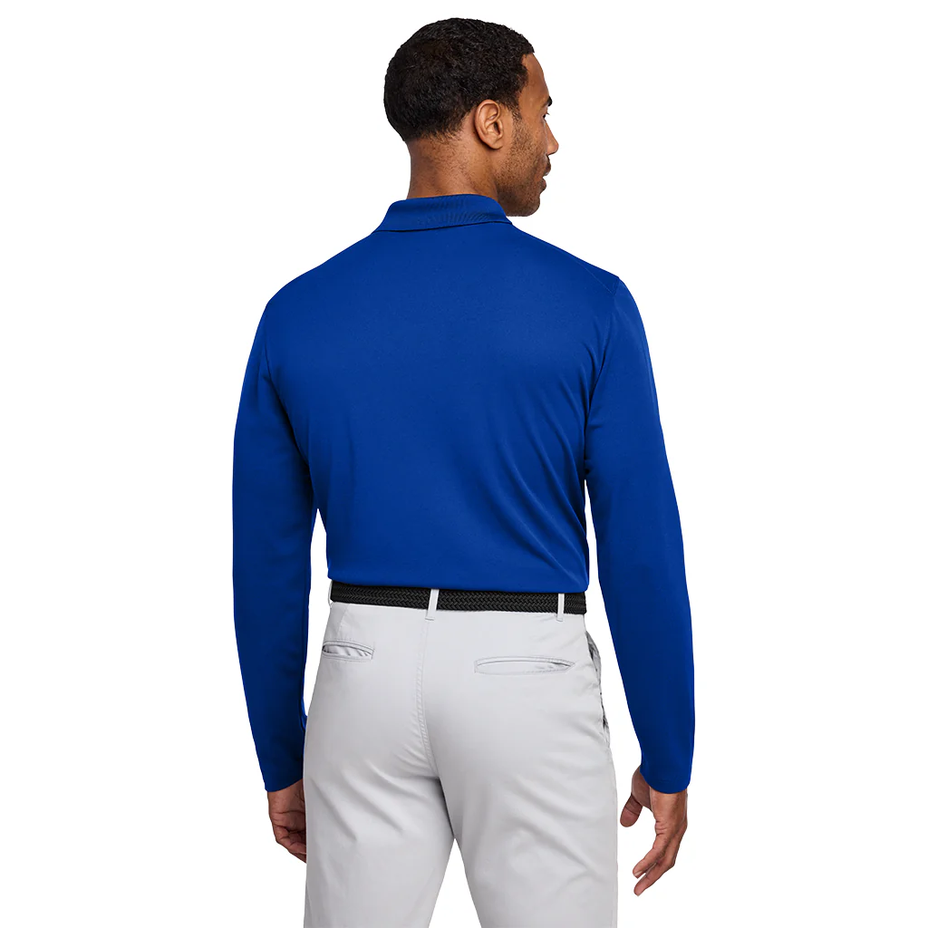 Nike Game Royal Dri-FIT Micro Pique 2.0 Long Sleeve Polo - Image 4