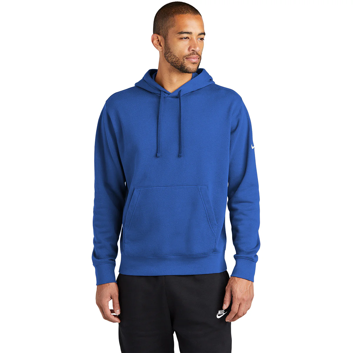 Nike Men's Game Royal Club Fleece Sleeve Swoosh Pullover Hoodie - Image 3