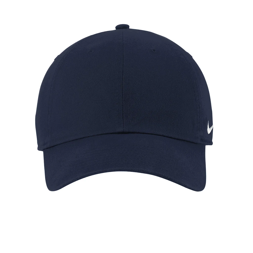 Nike College Navy Heritage Cotton Twill Cap - Image 2
