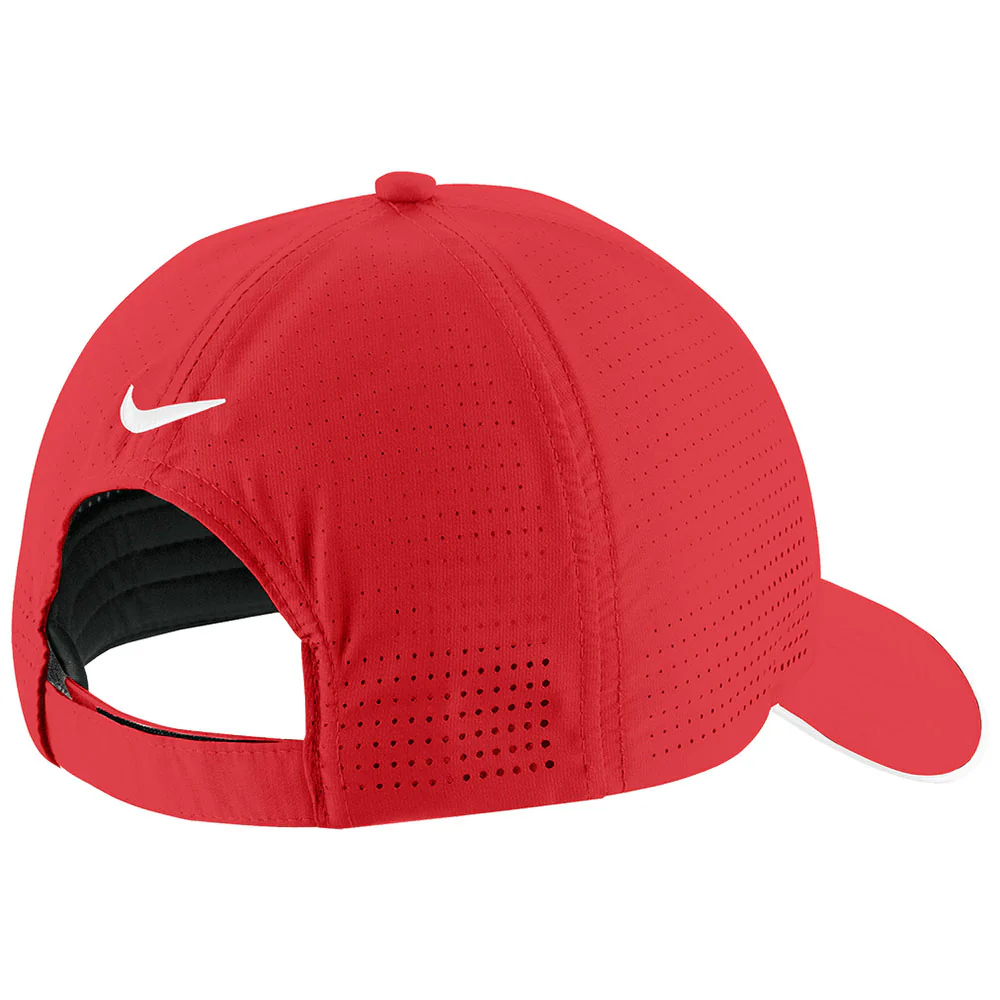 Nike University Red/White Dri-FIT Perforated Performance Cap - Image 2