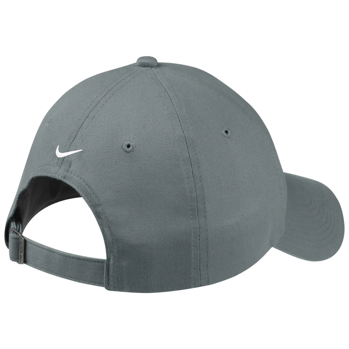 Nike Dark Grey Unstructured Cotton/Poly Twill Cap - Image 3