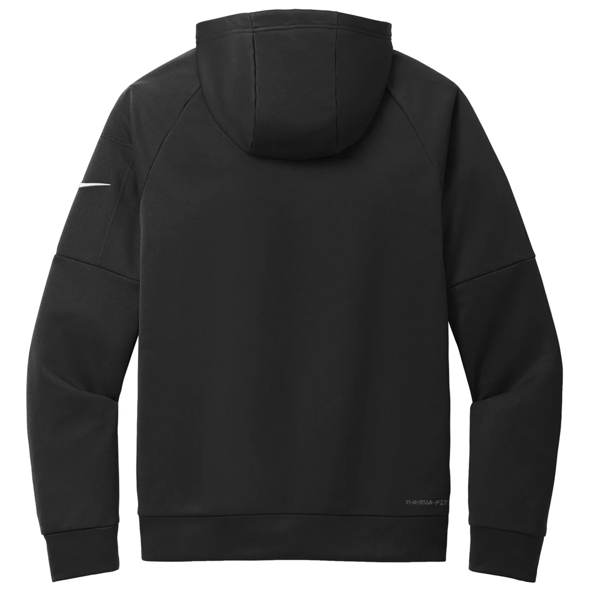 Nike Men's Black Therma-FIT Pocket 1/4-Zip Fleece Hoodie - Image 2