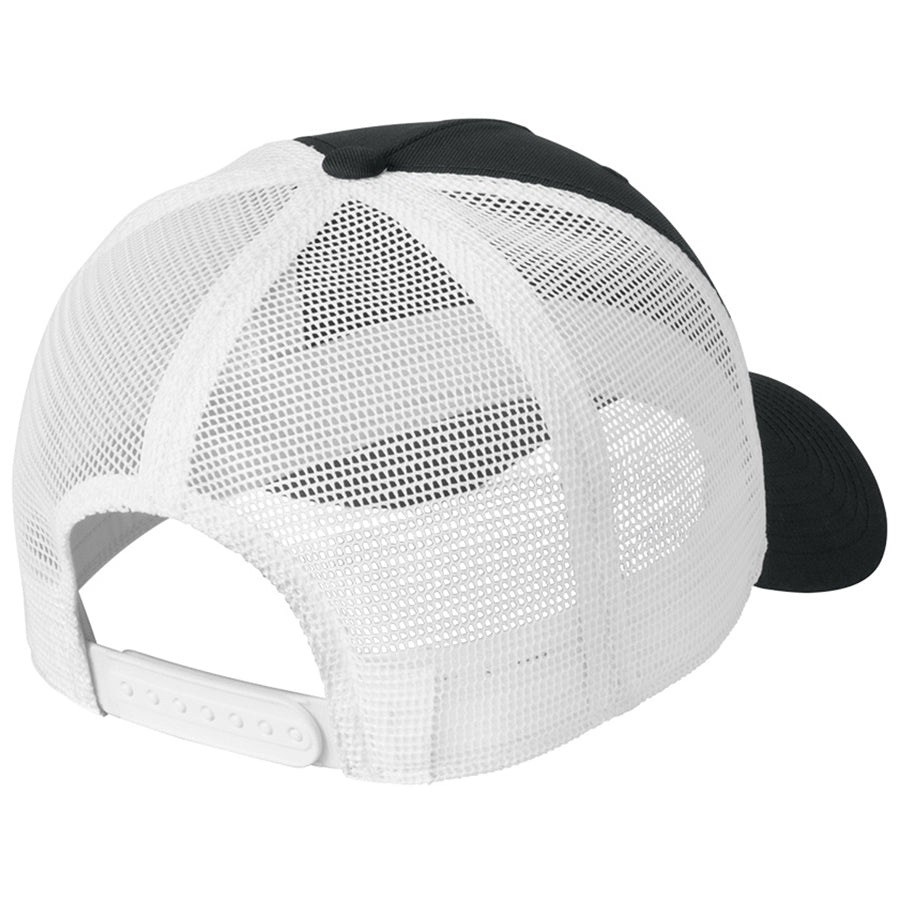 Nike Black/White Snapback Mesh Trucker Cap - Image 2