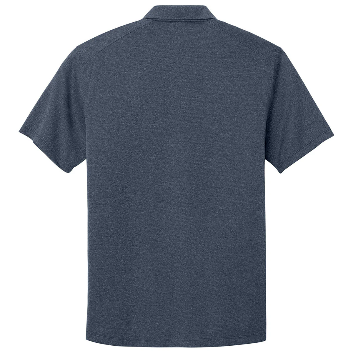 Nike Men's Navy Heather Dri-FIT Smooth Heather Polo - Image 2