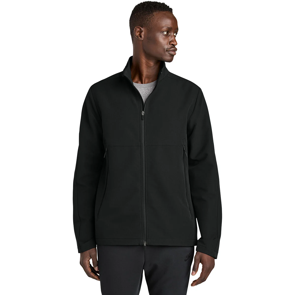 Nike Men's Black Full-Zip Soft Shell Jacket - Image 3