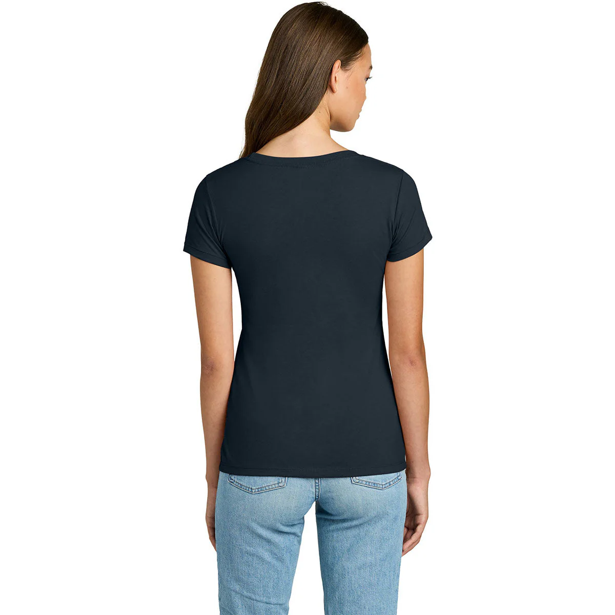 Next Level Women's Midnight Navy Ideal Tee - Image 4