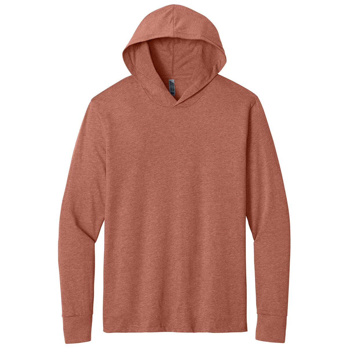 Next Level Men's Heather Redwood Apparel CVC Long Sleeve Hoodie