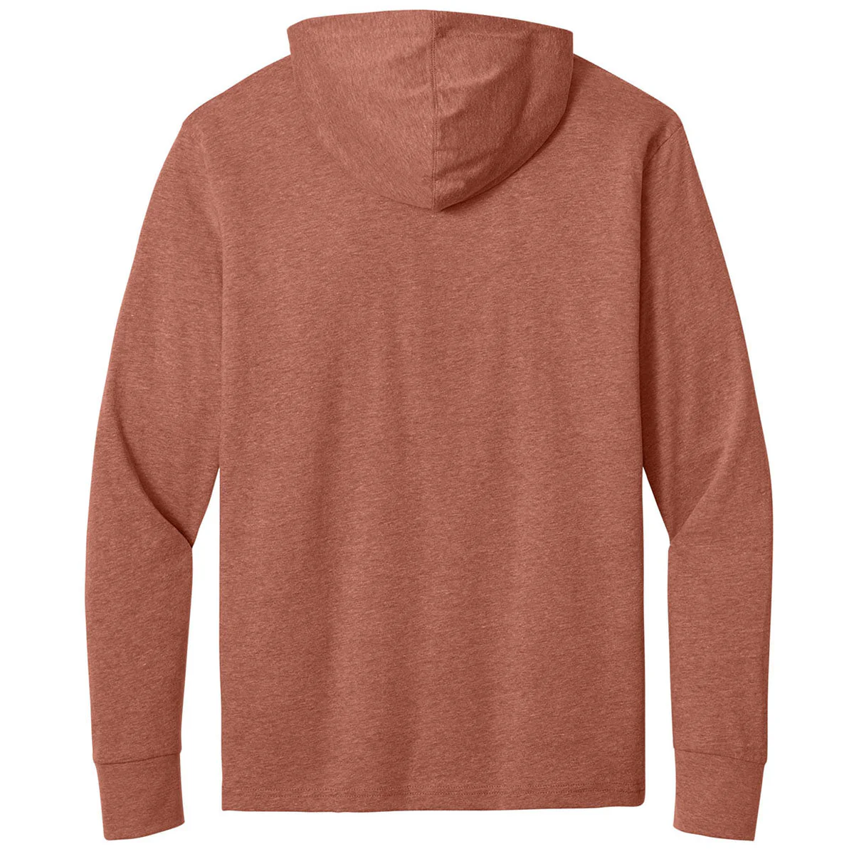 Next Level Men's Heather Redwood Apparel CVC Long Sleeve Hoodie - Image 2