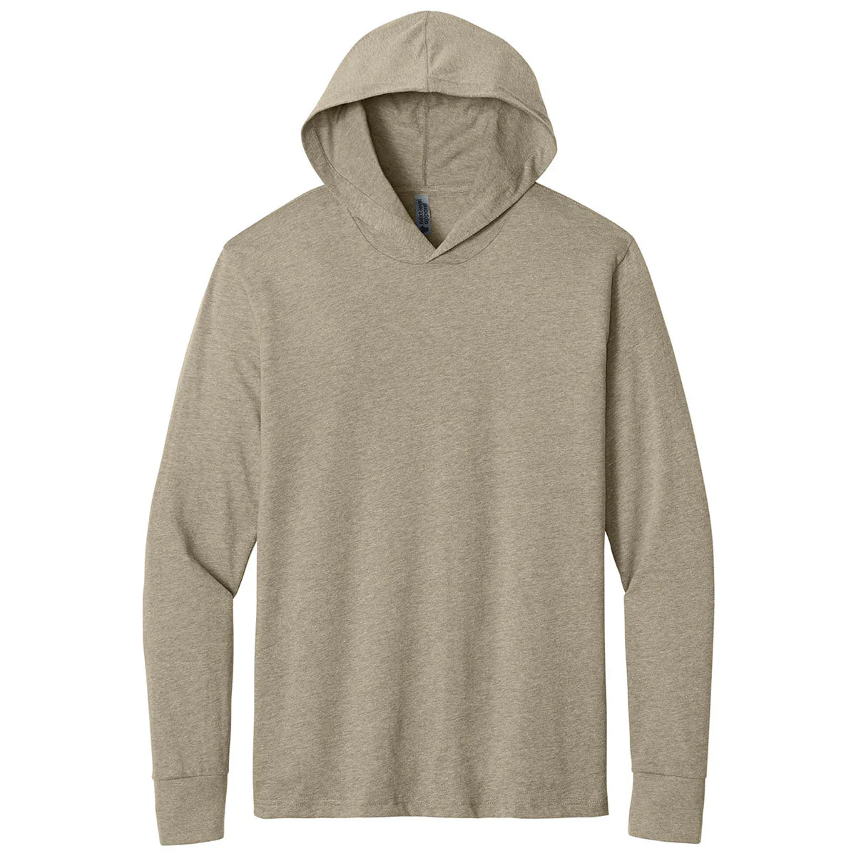Next Level Men's Heather Tan Apparel CVC Long Sleeve Hoodie