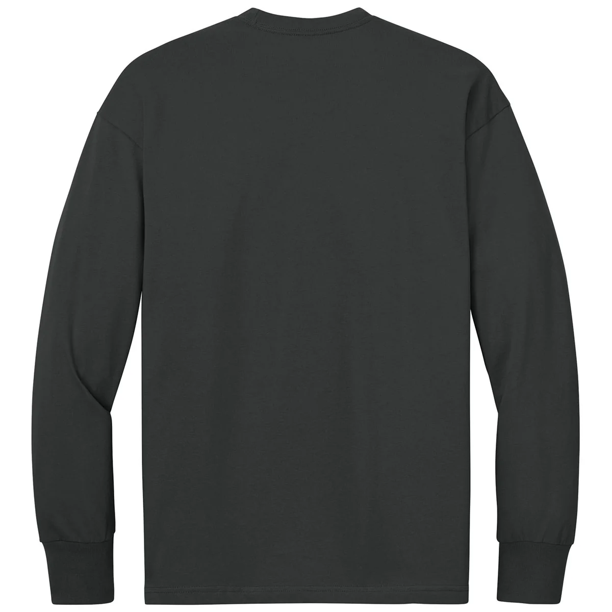 Next Level Men's Graphite Black Heavyweight Long Sleeve Tee - Image 2