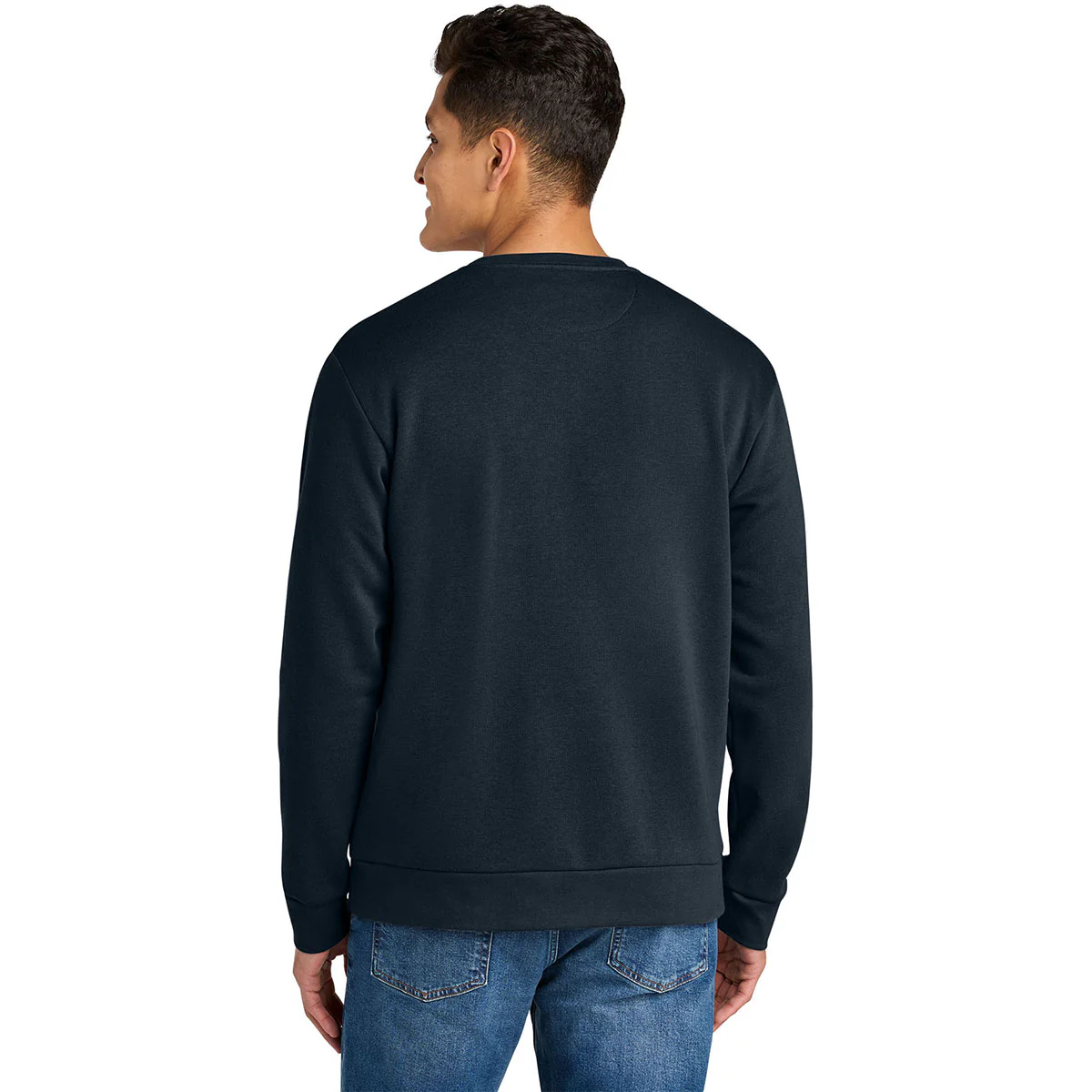 Next Level Men's Midnight Navy Santa Barbara Pocket Sweatshirt - Image 4