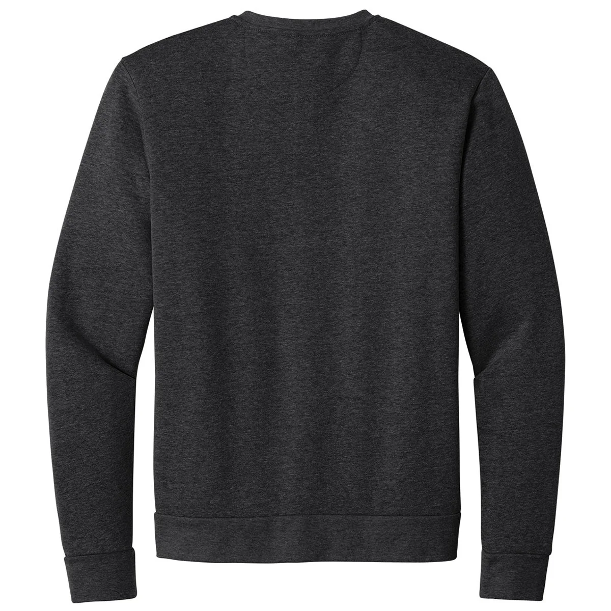 Next Level Men's Heather Black Apparel Adult Malibu Crewneck Sweatshirt - Image 2