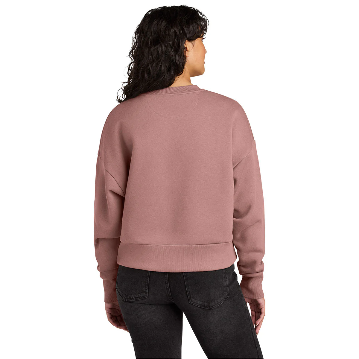 Next Level Women's Desert Pink Heavyweight Sweatshirt - Image 4