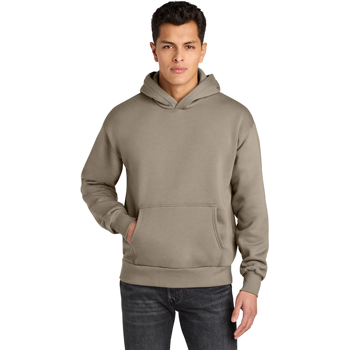 Next Level Men's Tan Heavyweight Hoodie - Image 3
