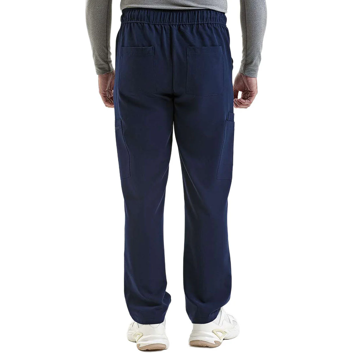 Onna Men's Navy Relentless Stretch Cargo Scrub Pants - Image 4