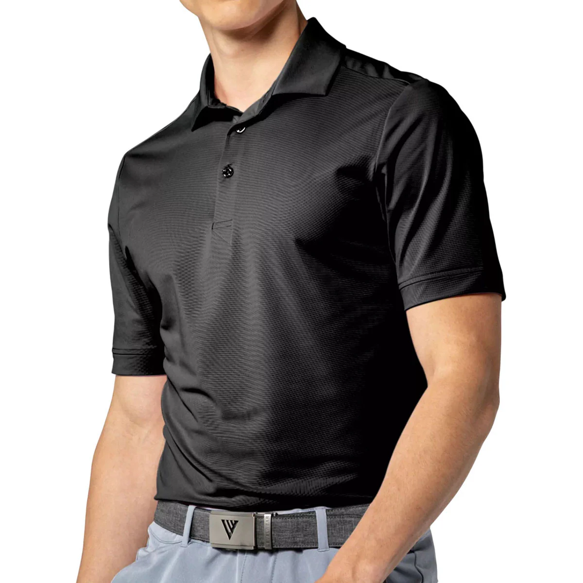 Levelwear Men's Black Eternal Polo - Image 6