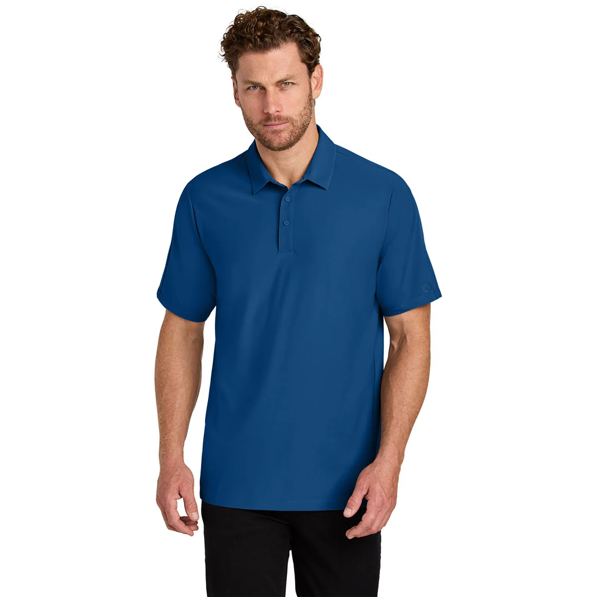 OGIO Men's Force Blue Envision Polo - Image 3