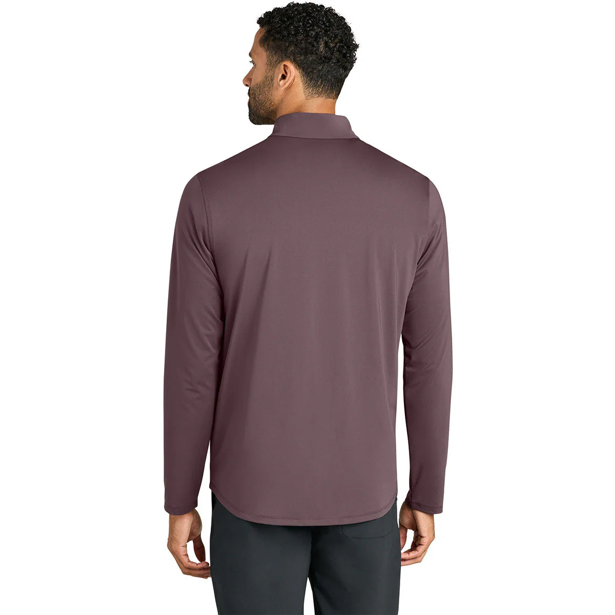 OGIO Men's Ashen Plum Regain 1/4-Zip - Image 4