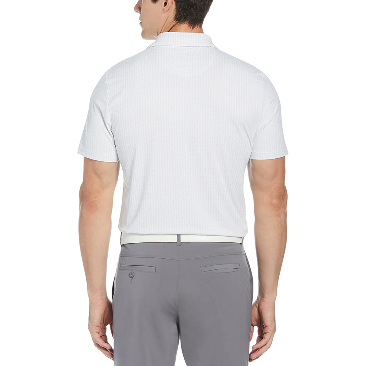 Original Penguin Men's Bright White Short Sleeve Pete Print Polo - Image 4
