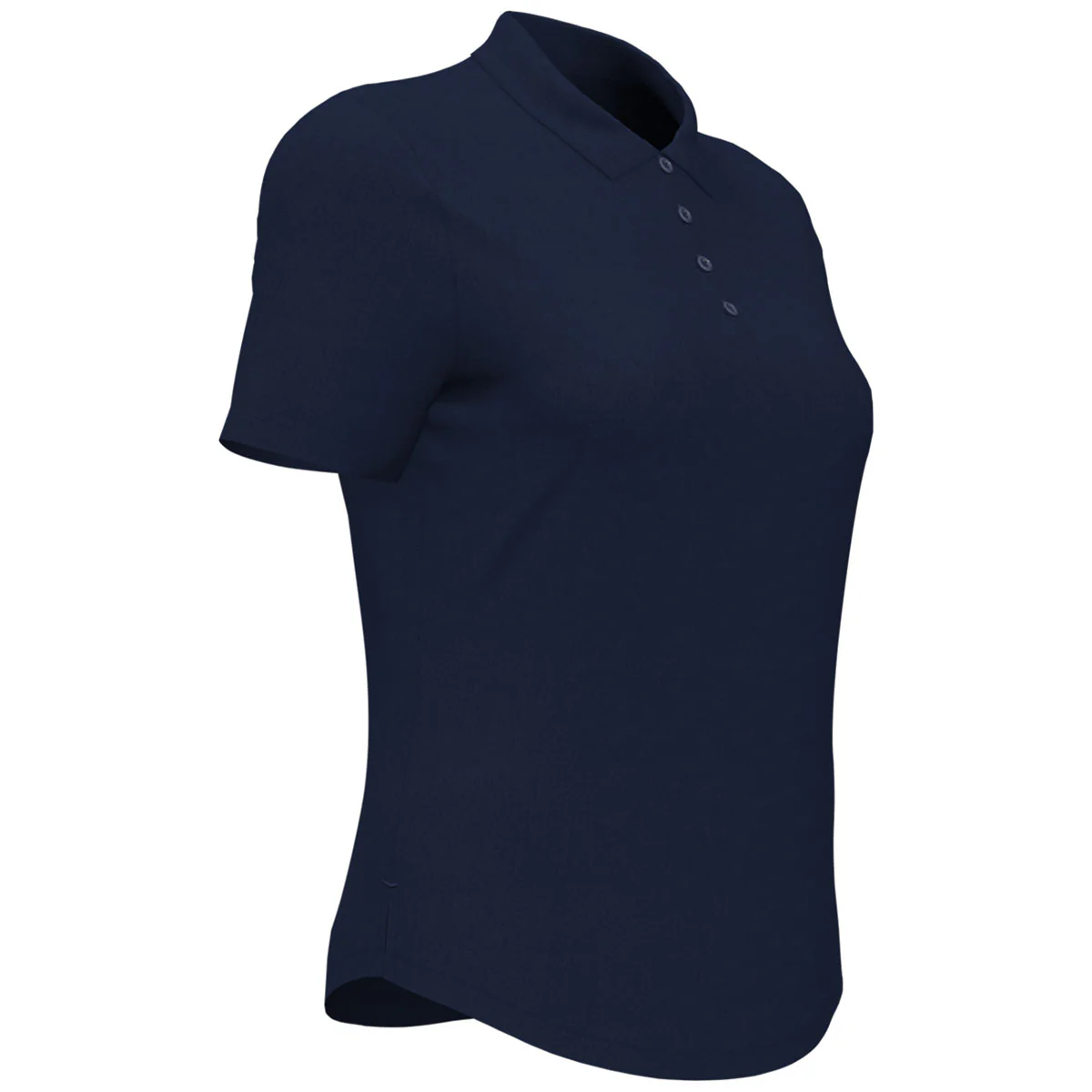 Original Penguin Women's Black Iris Blue Solid Polo - Image 3