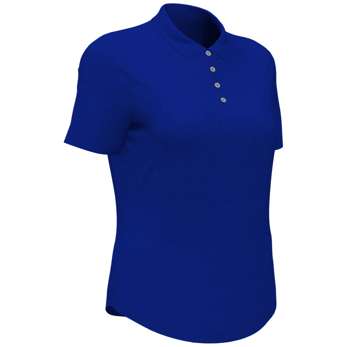 Original Penguin Women's Magnetic Blue Solid Polo - Image 3