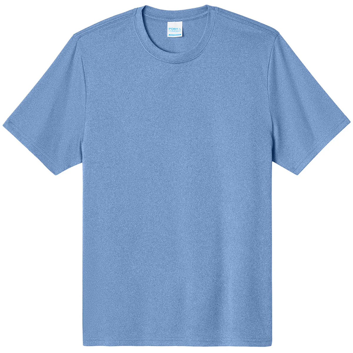 Port & Company Men's Carolina Blue Heather Heather Performance Tee