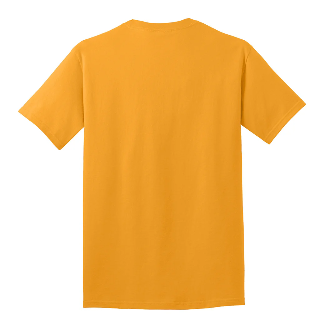 Port & Company Men's Gold Tall Core Cotton Tee - Image 2