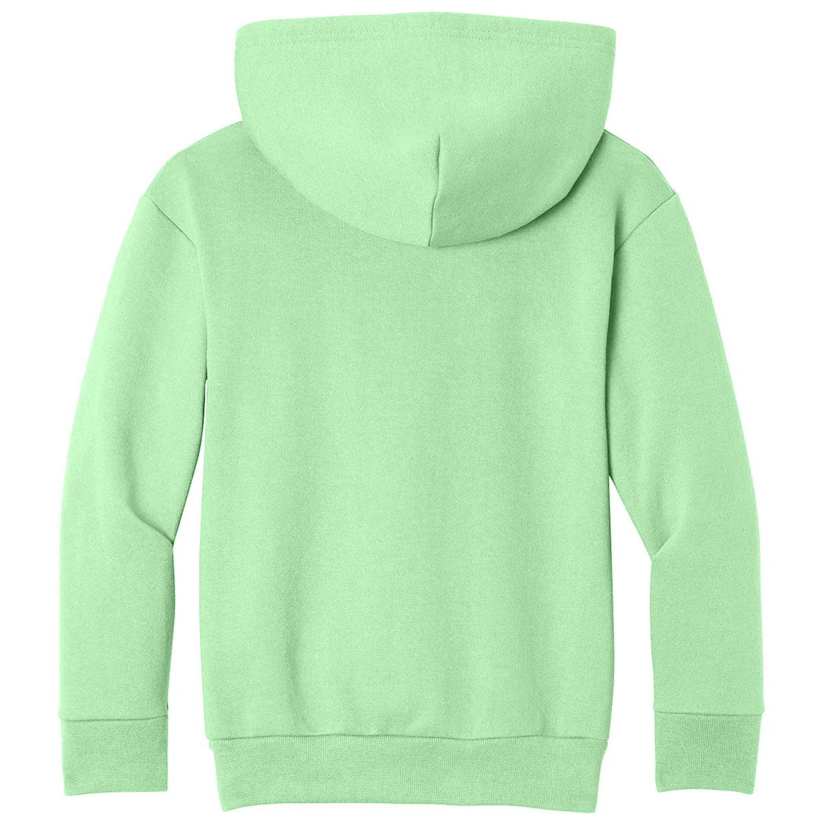Port & Co. Youth Spearmint Easy Fleece Pullover Hooded Sweatshirt - Image 2