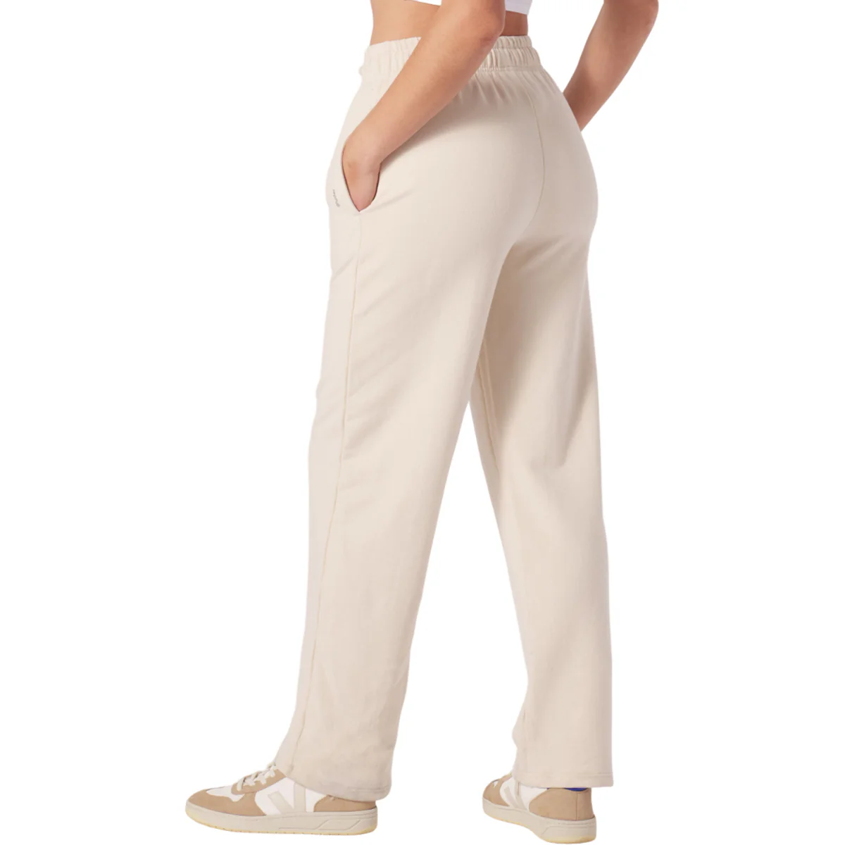 Glyder Women's Oatmilk Straight Leg Sweatpant - Image 2
