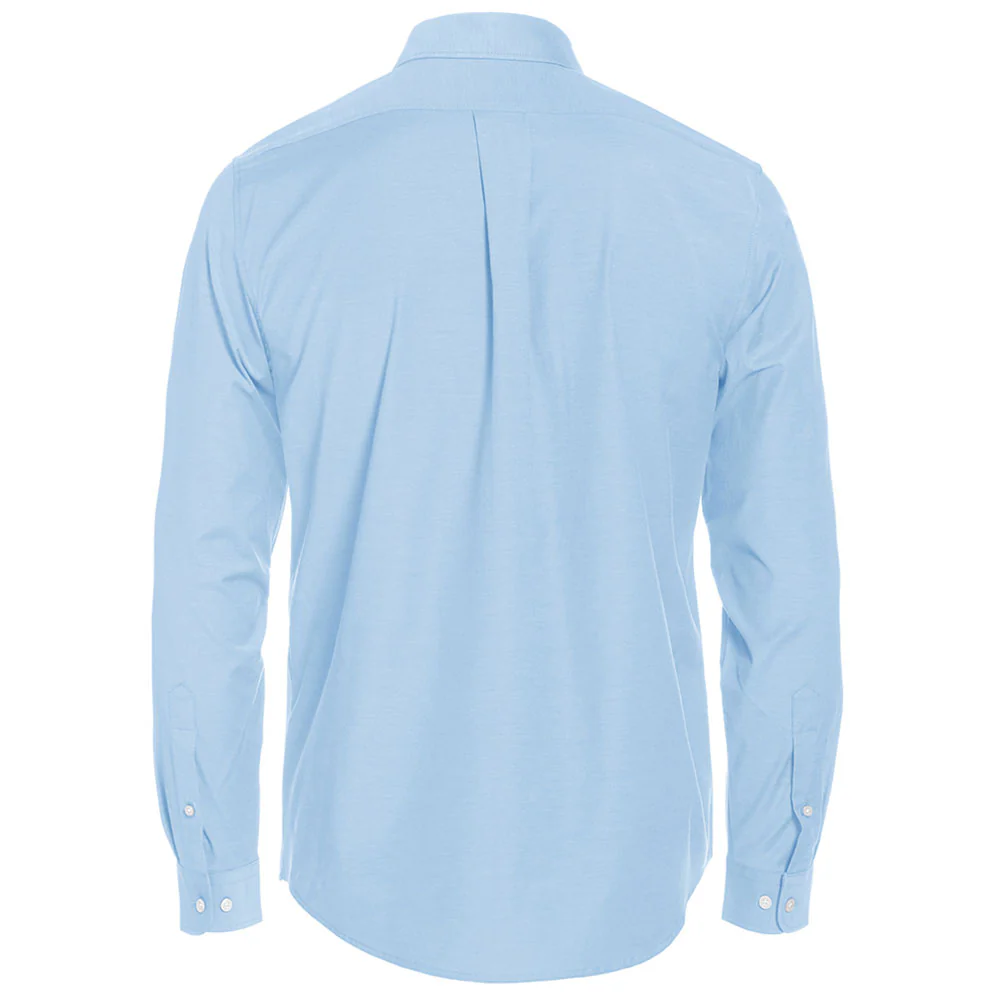 Perry Ellis Men's Little Boy Blue Tall Heathered Woven Shirt - Image 2
