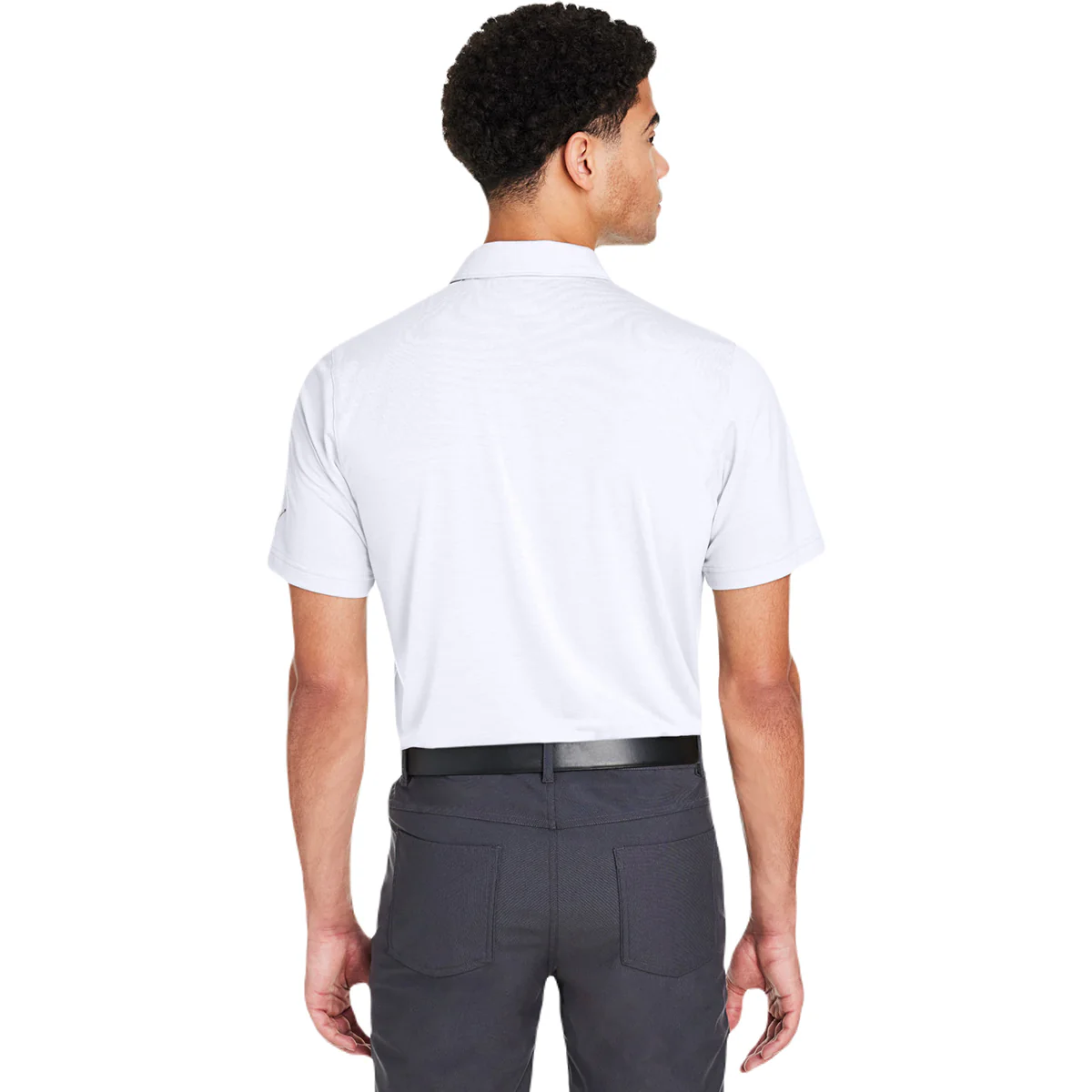Puma Golf Men's Bright White Bandon Polo - Image 5