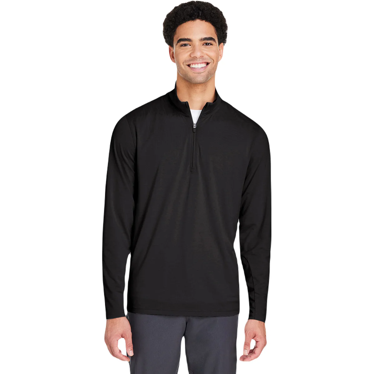 Puma Golf Men's Puma Black Bandon Quarter-Zip - Image 4