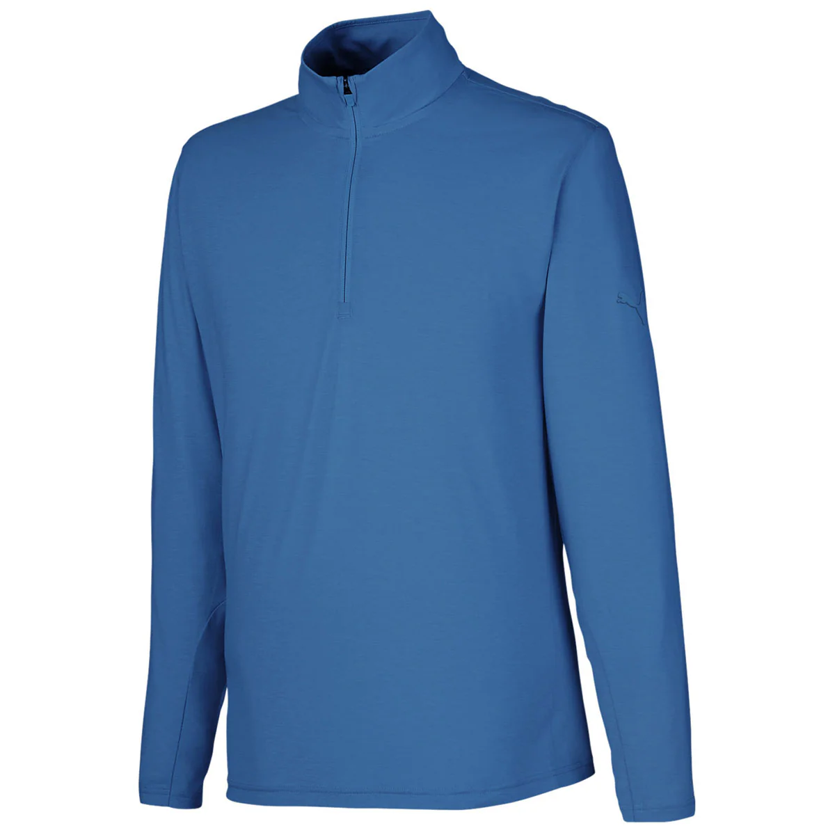 Puma Golf Men's Lake Blue Bandon Quarter-Zip - Image 3