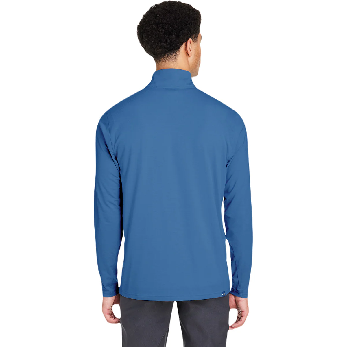 Puma Golf Men's Lake Blue Bandon Quarter-Zip - Image 5