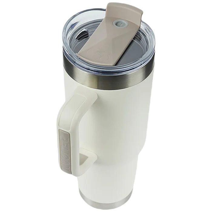 Pelican Cream Porter 40 oz. Recycled Double Wall Stainless Steel Travel Tumbler - Image 5